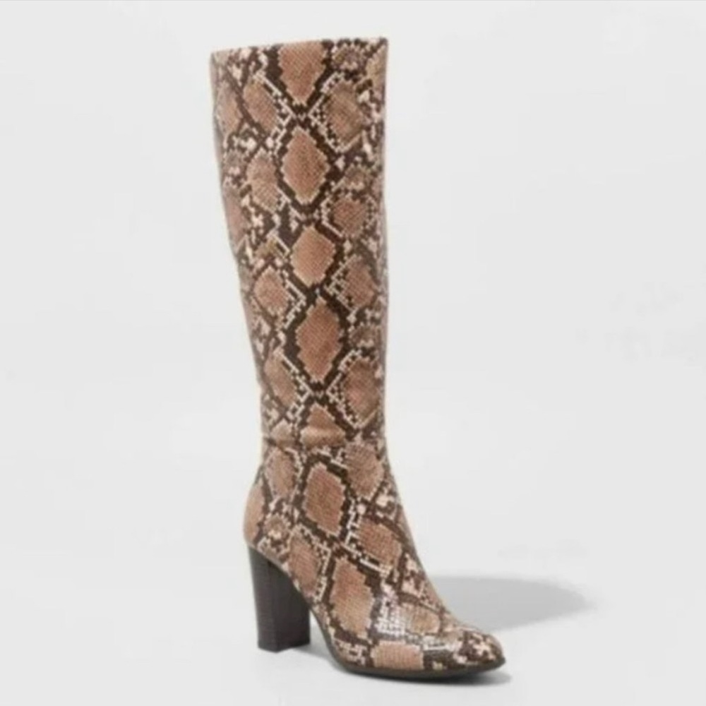 Snakeskin boots